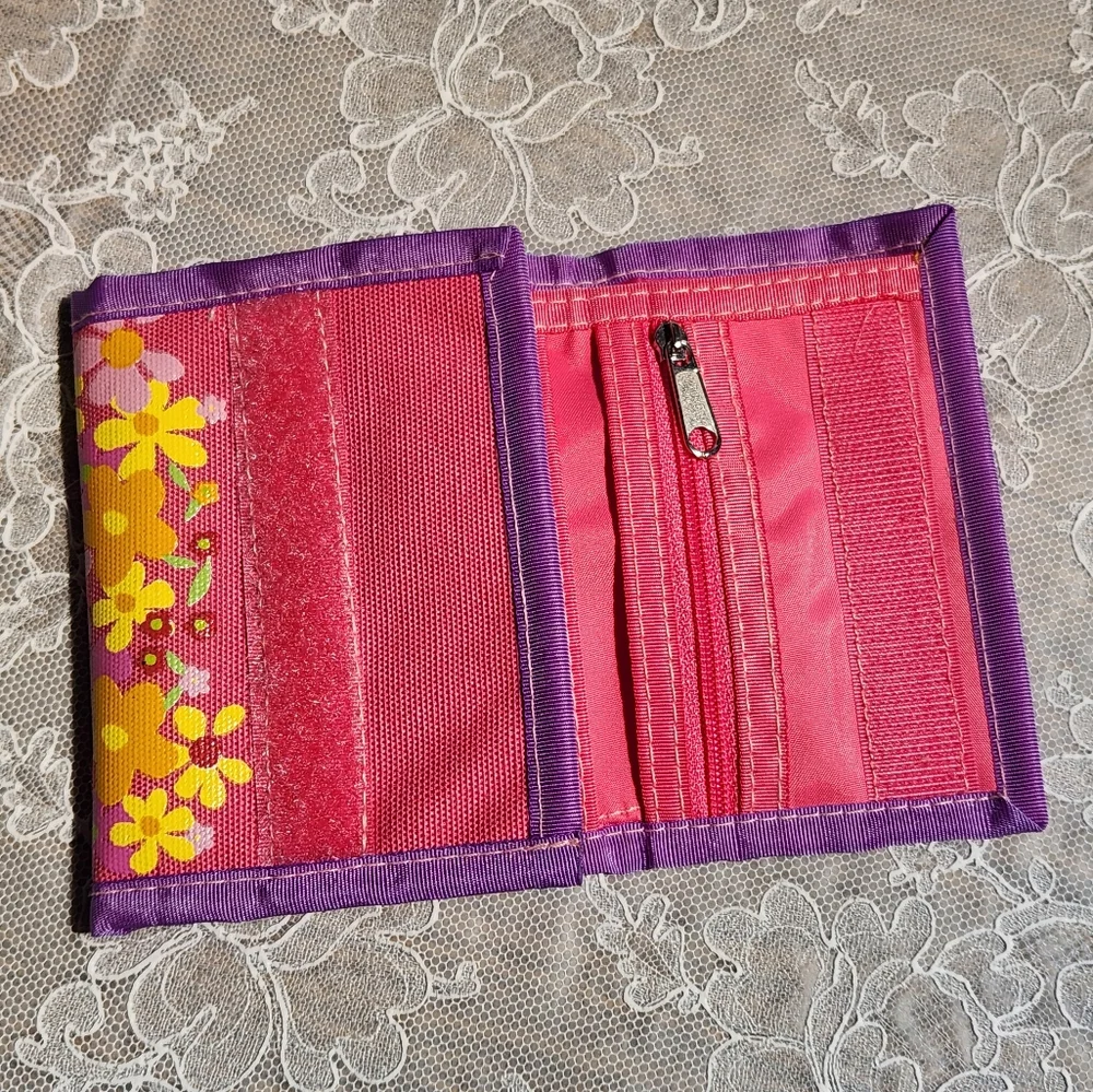 VINTAGE DISNEY PRINCESS Trifold Wallet, Velcro, Canvas